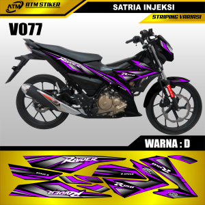 Stiker striping variasi suzuki satria injeksi
