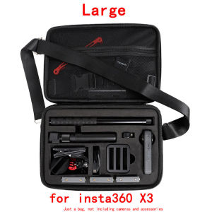 20230616 For Insta360 X3 Storage Case Waterproof Carrying Selfie stick Handbag EVA Bag For Insta360 One X3 Panoramic Camera Accessory Box with OLD/NEW Waterproof case