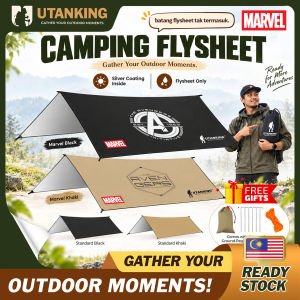 UtanKing™ Ultralight Weight Flysheet Waterproof Groundsheet Camping Tarp Alas Tent Bumbung Khemah