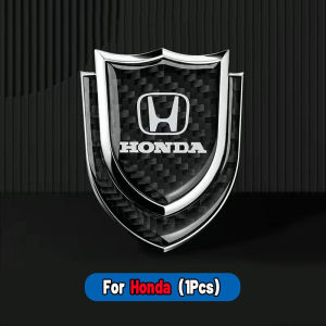 High quality Car Logo Emblem Badge Chrome Sticker 3D Metal Carbon Fiber Car Body Door Rim shielding scratches car logo stickers For Honda Civic City CR-V Jazz Accord Odyssey Brio Mobilio Fit HR-V Pilot Shuttle Legend CR-Z CRX Freed Integra S2000 Element
