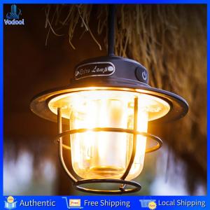 [Vodool Home Mall] LED Camping Lantern Vintage 200LM Hanging Lantern for Hiking Fishing Emergency