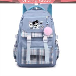 Tas Ransel Anak Karakter Kuromi Lucu Waterproof – Tas Sekolah SD Remaja Cewek Trendy