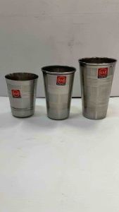 แก้วสแตนเลส ไม่มีหูจับ ขนาดสูง 10ซม./11.5ซม./12ซม./14ซม