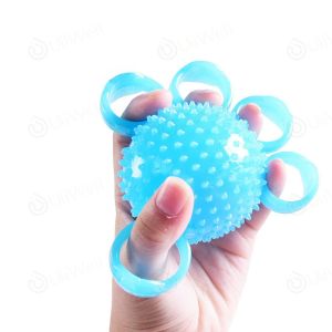 วงยางซิลิโคน ที่บีบมือ สำหรับบริหารกล้ามเนื้อมือ ข้อมือ บรรเทาข้อมือล็อคนิ้วล็อคได้ ลูกยางบีบบริหารมือ ทรงกลม แบบสวมนิ้ว ) กันนิ้วล็อค บริหารนิ้วมือ ลูกยางมือบีบบริหารข้อมือ ที่บริหารมือลูกยางบริหารมือ บริหารนิ้วมือ ที่บริหารนิ้วมือ กายภาพมือ กันนิ้วล็อค