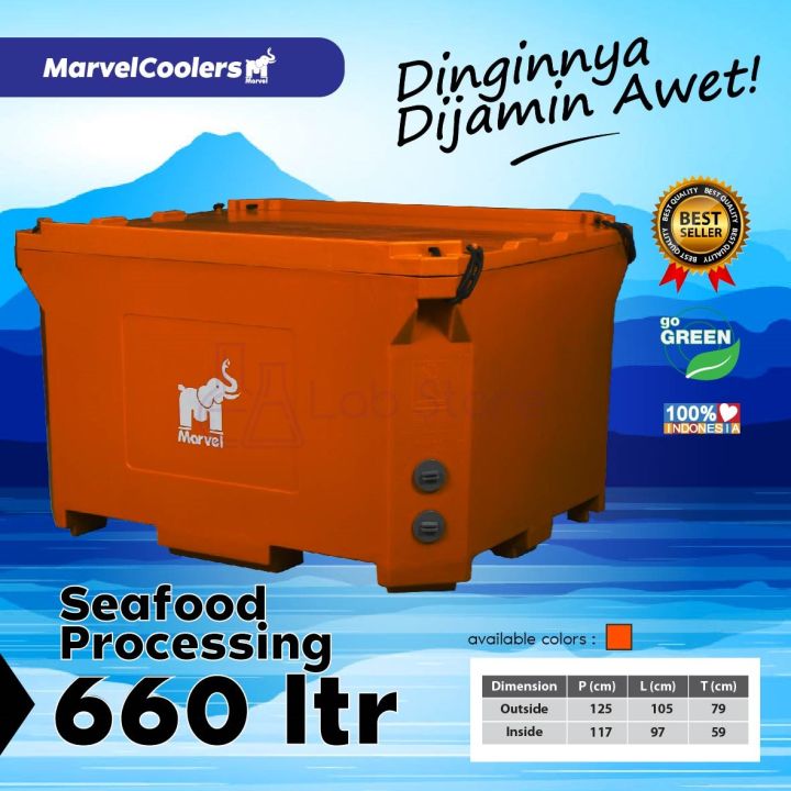 Lazada Ice Box 100 Litre Speed Thermal Insulated Ice Pad Cooler - Main Image