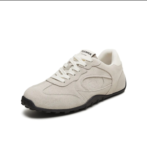 Women Sneakers Shoes 2025 New Genuine Leather Flat Women Moral Training Shoes Large Size Retro Casual Female Shoes