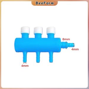B.F. Aquarium Air Pump Hose Splitter Fish Tank Oxygen Regulating Valve Flow Splitter 3/4 Way