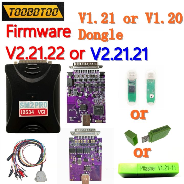 21.22 Newest SM2 Pro J2534 VCI 12V/24V ECU Programmer Read Write 67 ...