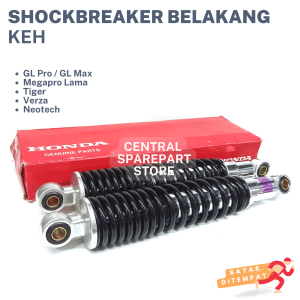 KEH 2PCS SOKBREKER BELAKANG GL PRO HONDA MEGA PRO PRIMUS TIGER OLD VERZA GL 100 GL NEOTECH GL MAX / SHOCK BELAKANG MEGAPRO / SHOCKBREAKER VERZA BELAKANG / SHOKBLEKER GL MAX / SEKOKO GL BELAKANG / MONOSHOCK MEGA PRO MONO