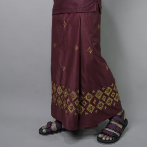 Katsae - Sarung Bordir SUNAN Motif Timbul 100% Bordir Sarung Pria Dewasa Sarung Sholat
