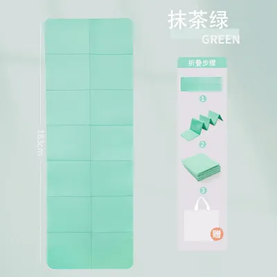 One Piece Yoga Mat Foldable Children Nap Anti-slip Shock Absorption Mute Thickened Girls Dedicated Portable Mat Floor