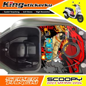Stiker Tangki Bensin Scoopy 2021 2022 2023 2024 Sticker Tengki Motor Anti Luntur