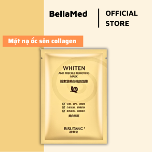 Mặt nạ ốc sên 3D Collagen BellaMed cấp ẩm dưỡng trắng da giảm nếp nhăn giảm thâm nám thâm mụn