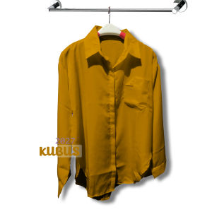 KEMEJA TUNIK POLOS BAHAN SHAKILA FASHION PREMIUM ALL SIZE M TO XL