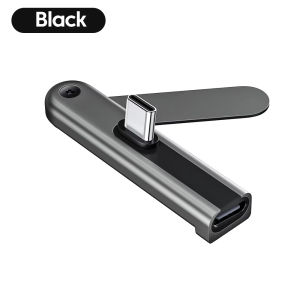KEBETEME 2in1 Type C Phone Charging Bracket Adapter 240W Fast Charging USB C to Type C Fast Charging Data Cable Bracket Adapter With foldable Holder For Phone