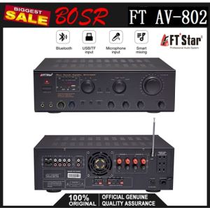 FT-Star 500WX2  AMPLIFIER AV-802 USB/BT