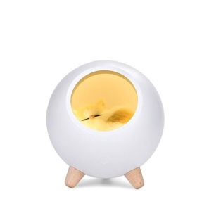 USB Charging Mini Night Light Cute Pet House LED Night Light Bedside Lamp Desktop Atmosphere Light for Holiday Childrens Gift