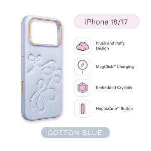 UNIQ Coehl Cloude iPhone 18 Pro Max Case / iPhone 17 Puffy MagClick Charging Phone Case