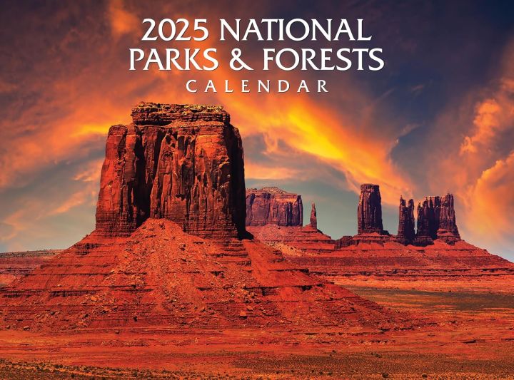 National Parks Calendar 2025 - Silver Creek Press - Photos of USA