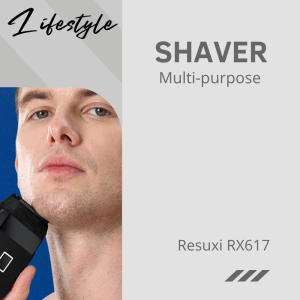Mens Lifestyle: Rechargeable Portable Home/Travel Multi-Purpose Foil Shaver (RX617)