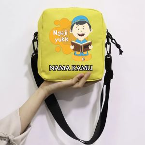 Tas Anak Laki-Laki Tas Selempang Mengaji Muslim