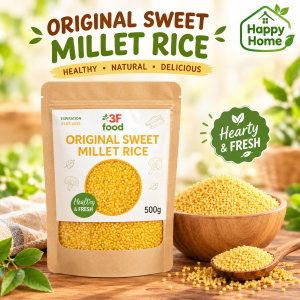 [BUY1 GET1] Premium Sweet Yellow Millet Rice | Halal Certified Healthy Whole Grain High Fiber