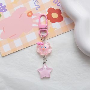 MD-C1160 Keychain Gantungan Kunci Awan Bintang Kilat / Liontin Gantungan Kunci Kartun Anak Perempuan