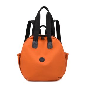IU MISS Korean Style Swimming Nylon Backpack Large Capacity Solid Color Fitness Bag Sweet Tote Bag Round Shape Shoulder Bag Women