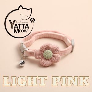 YUANQI Kolar Kucing Bunga Flower Collar 22-32CM 花朵铃铛项圈