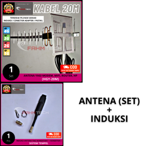 Antena Yagi Modem Mifi Router HP 4G - FAHM TECH (HGY-20M)