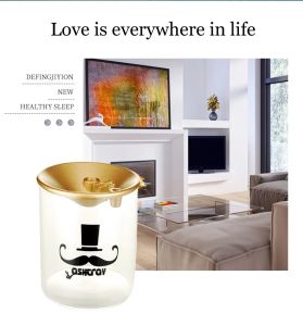 Ashtray Glass Creative Home Personality Living Room Office Big Trend Ins Wind Multi-function with Cover Anti Fly Ash