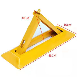 Triangle Car Parking Lock Foldable Anti Theft Ground Barrier Blocker