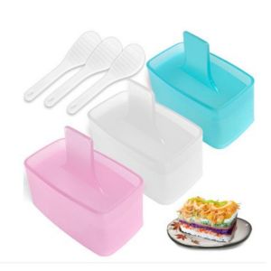 Rice Mould Rectangular Press Mold Bento Kitchen Gadget DIY Food Making Tool Non Stick Easy Clean