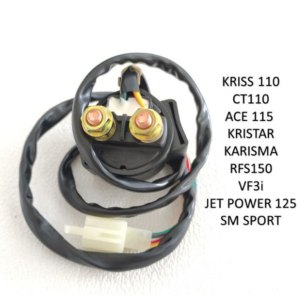 VTC RELAY STARTER RELAY KRISS 1 2 CT110 ACE110 KRISTAR KARISMA ACE115