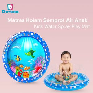 Dovana Kolam Semprot Air Anak Matras Mancur Bermain Seru Kids Water Spray Play Mat