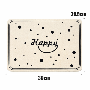 Thảm Lót Bếp Chống Trượt 30x40cm Thấm Hút Nước Khô Nhanh Thảm Lót Chén Cốc Chữ Nhật Phong Cách Hiện Đại Dễ Vệ Sinh