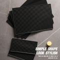 Black Bar Mat Rubber Bar Service Mat, PVC Heat-resistant Drain Mat Bar Spill Mat, Food Safety Quality Drip Mat, Stylish Bar Mat for Spills, Anti-Slip Countertop Mat Bar Accessories, Great Mat for Bar, Kitchen, Restaurant. 