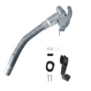 หัวฉีดยืดหยุ่นรางถังน้ำมันแบบเจอรี่แคนสำหรับภาชนะเชื้อเพลิงปากแหลมหัวฉีดสแตนเลสพร้อมที่ยึดที่ปลอดภัย