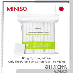 Bông Tẩy Trang Miniso 100% Cotton Mỏng Mịn
