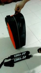 bao vợt cầu lông màu cam mẫu mới