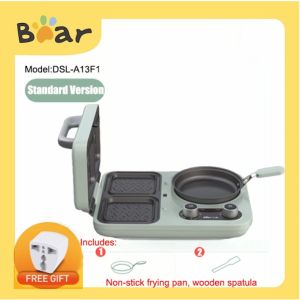 Bear DSL-A13F1 Multifunctional Breakfast Machine Household Toaster Small Mini Hot Pot