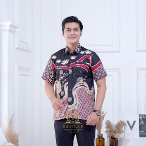 Boutique - Baju Batik Pasangan Ayah Bunda Kemeja Pria Dan Blouse Wanita Bahan Katun Premium Pakaian Kondangan Modern 2024