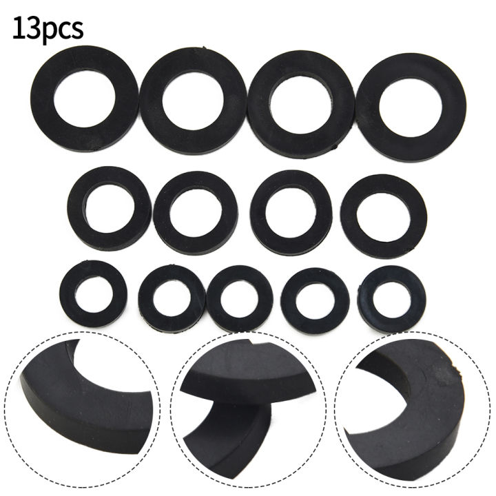 13Pcs Assorted Rubber Washers Tap Mixed Tap Washers Rubber Washers Tap ...