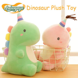 Aoduoyaya Plush Dino Dolls Candy Dinosaur Cute Design Kawaii Style Cartoon Stuffed Animal Soft Stuffed Dino Home Decor