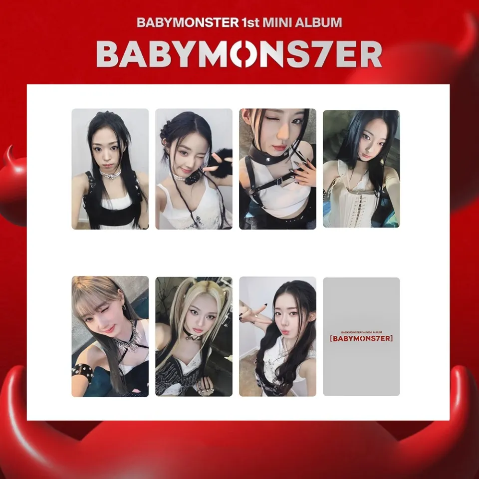 BABYMONSTER Album BABYMONS7ER Withmuu PhotoCard KNPOPS Olive