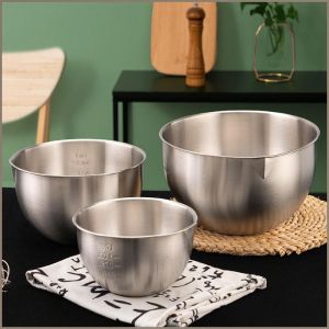 And Noodle Basin Deepen Mixing Container Durable Functionality 304 Stainless Steel Large Capacity