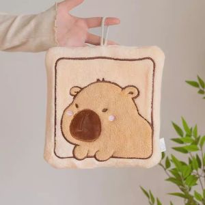 Super Absorbent Cute Capybara Hand Towel Household Microfiber Kitchen Towel High-efficiency Tableware Cleaning Towel Kitchen Tools
