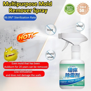 [No Wiping Required] Multi-functional Mold Removal Spray Wall Mold Remover Household Wall Mold Removal Gel Spray White Wall Tile Mold Removal