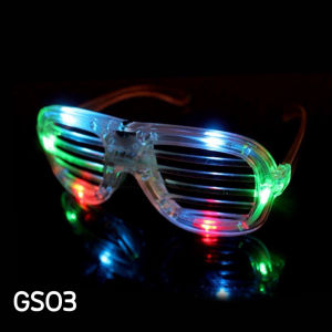 แว่นตามีไฟ👓แว่นเรืองแสง ไฟกระพริบ เหมาะสำหรับงานปาร์ตี้ พร้อมส่ง