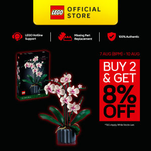 LEGO Botanicals 10311 Orchid Plant Decor Building Kit (608 Pieces) Construction Sets Building Set Building Toys Birthday Present Construction Toys